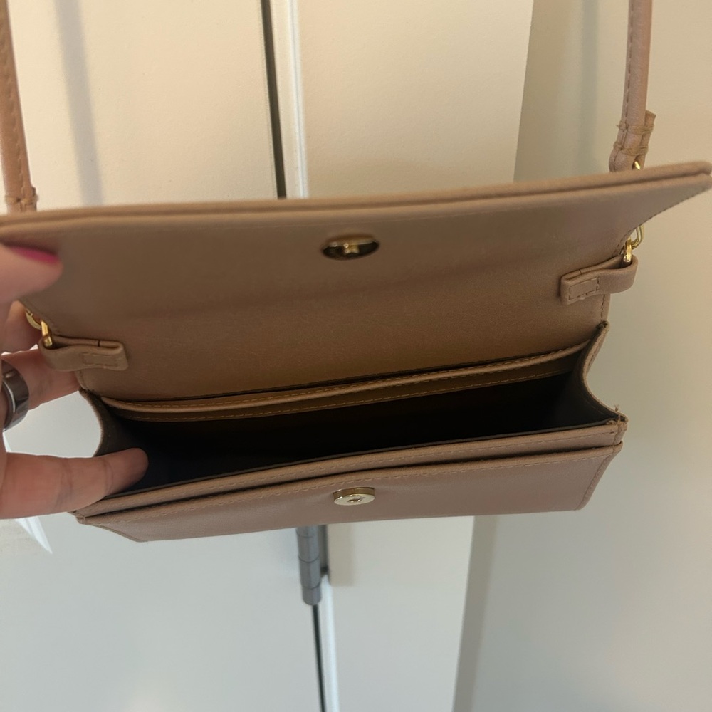 Matt & Nat Beige Crossbody Bag - Picture 3 of 4